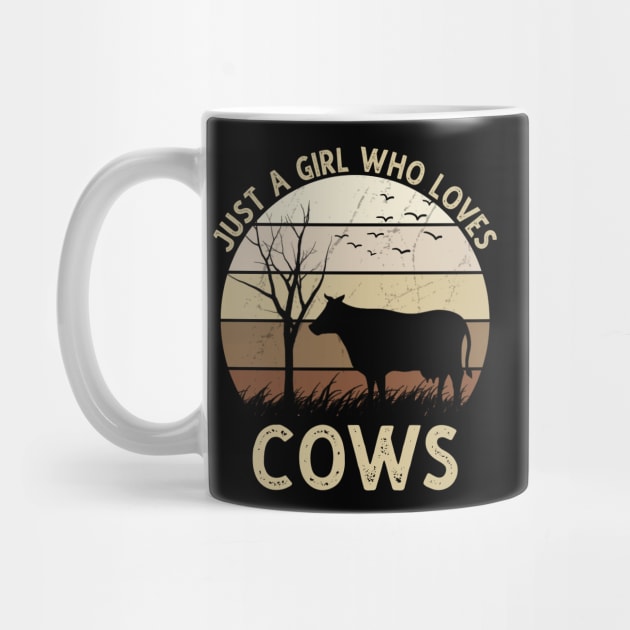 Just A Girl Who Loves Cows by DragonTees